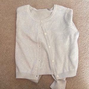 Silver cardigan